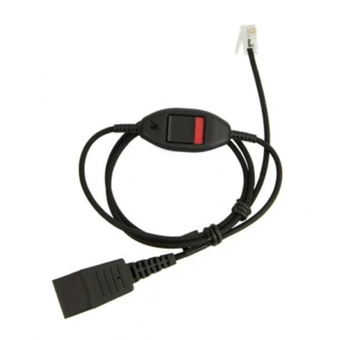 Соединительный шнур JABRA QD-RJ10 CC MUTE 8800-01-20 Соединительный шнур JABRA QD-RJ10 CC MUTE 8800-01-20