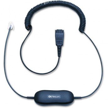 Шнур-переходник Jabra GN1200 QD-RJ10 SmartCord SC, прямой Шнур-переходник Jabra GN1200 QD-RJ10 SmartCord SC, прямой
