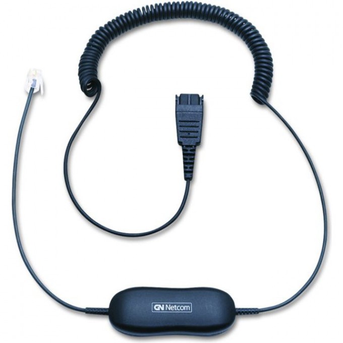 Шнур-переходник Jabra GN1200 QD-RJ10 SmartCord SC, прямой 88001-99 Шнур-переходник Jabra GN1200 QD-RJ10 SmartCord SC, прямой 88001-99
